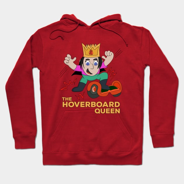 The Hoverboard Queen Hoodie by DiegoCarvalho